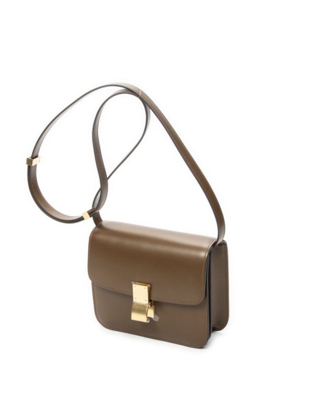 Celine Mini Classic Box Crossbody Brown Smooth Calfskin - Picture 2 of 10